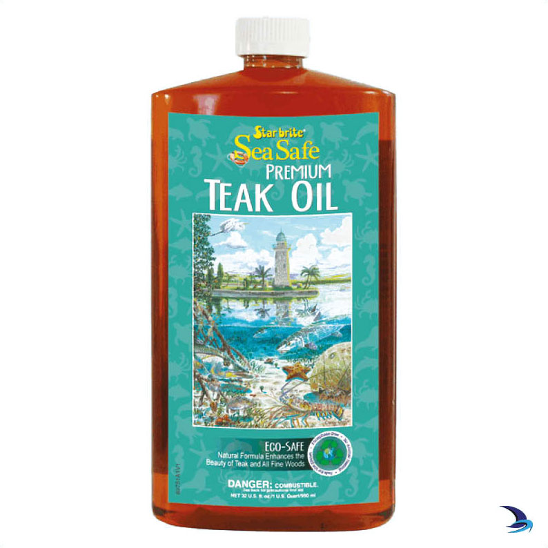 Starbrite - SeaSafe Teak Oil (1 Litre) Low VOC Eco Friendly